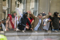 Black Lives Matter in Trafalgar square, and being harrassed by EDL supporters.