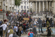 Black Lives Matter in Trafalgar square, and being harrassed by EDL supporters.