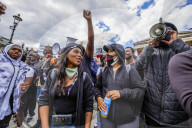 Black Lives Matter in Trafalgar square, and being harrassed by EDL supporters.