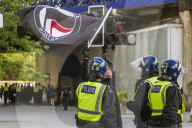 Black Lives Matter in Trafalgar square, and being harrassed by EDL supporters.