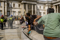 Black Lives Matter in Trafalgar square, and being harrassed by EDL supporters.