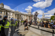 Black Lives Matter in Trafalgar square, and being harrassed by EDL supporters.