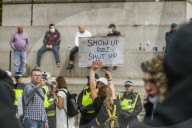 Black Lives Matter in Trafalgar square, and being harrassed by EDL supporters.