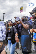 Black Lives Matter in Trafalgar square, and being harrassed by EDL supporters.