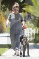 A broken-hearted Kelly Clarkson is seen for the first time since filing for divorce from husband Brandon Blackstock.