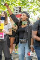 Black Lives Matter protest, London, UK - 13 Jun 2020