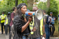 Black Lives Matter protest, London, UK - 13 Jun 2020