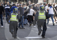 Protests in central London