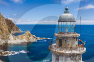 FEATURE - Romantisch: Verlassener Leuchtturm am "Ende der Welt" in Aniva auf der Insel Sachalin