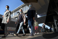 Face coverings now mandatory on public transport in London.