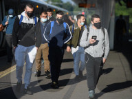 Face coverings now mandatory on public transport in London.
