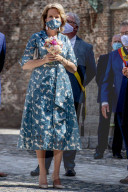 ROYALS - Königin Mathilde besucht das Van Eyck Museum in Brügge
