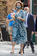 ROYALS - Königin Mathilde besucht das Van Eyck Museum in Brügge