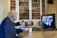 Boris Johnson Speaks to NHS staff at Charing Cross Hospital
