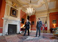 Boris Johnson and President Macron Resistance Anniversary