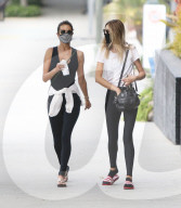 PREMIUM EXCLUSIVE Alessandra Ambrosio Won't Let A Pandemic Keep Her From Staying Fit