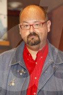 Carlos Ruiz Zafon Promoting his Book 'El Juego Del Angel', Barcelona, Spain - 16 Apr 2008