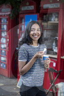 Loreinis Mejia, owner of Amar Café London.