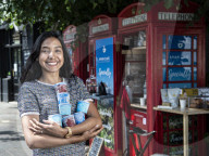 Loreinis Mejia, owner of Amar Café London.