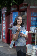 Loreinis Mejia, owner of Amar Café London.
