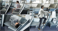 FEATURE - Liegesitze auf zwei Ebenen, die das Economy-Fliegen wesentlich komfortabler machen
 könnten