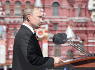 NEWS - Russlands Präsident Putin an der Militärparade in Moskau