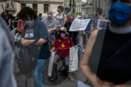 NEWS -  Senioren bei einer BLM-Demo in New York