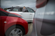 Drive-in bingo for NHS staff and key workers. The photographer Christopher Thomond spends an evening with visitors to the first Bingo Bedlam, a physically distanced drive-in bingo and singalong music session for NHS employees and other key workers, held d
