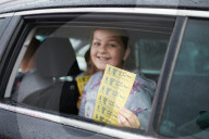 Drive-in bingo for NHS staff and key workers. The photographer Christopher Thomond spends an evening with visitors to the first Bingo Bedlam, a physically distanced drive-in bingo and singalong music session for NHS employees and other key workers, held d