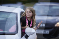 Drive-in bingo for NHS staff and key workers. The photographer Christopher Thomond spends an evening with visitors to the first Bingo Bedlam, a physically distanced drive-in bingo and singalong music session for NHS employees and other key workers, held d