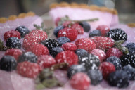 Patisserie Bakery made entirely from Knitted food