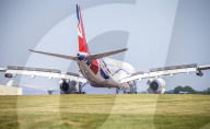 Boris Johnson’s RAF Voyager plane takes to the skies for first time after contraversial £900,000 paint job.