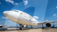 Boris Johnson’s RAF Voyager plane takes to the skies for first time after contraversial £900,000 paint job.