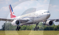 Boris Johnson’s RAF Voyager plane takes to the skies for first time after contraversial £900,000 paint job.