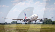 Boris Johnson’s RAF Voyager plane takes to the skies for first time after contraversial £900,000 paint job.