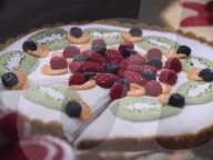 Patisserie Bakery made entirely from Knitted food
