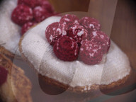 Patisserie Bakery made entirely from Knitted food