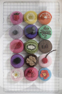 Patisserie Bakery made entirely from Knitted food