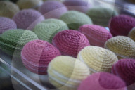 Patisserie Bakery made entirely from Knitted food