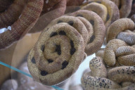 Patisserie Bakery made entirely from Knitted food