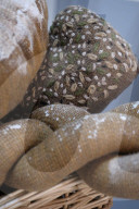 Patisserie Bakery made entirely from Knitted food
