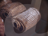 Patisserie Bakery made entirely from Knitted food