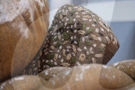 Patisserie Bakery made entirely from Knitted food