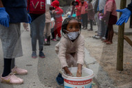 Hungry Little Mouths: Mama Cindy's Soup Kitchen feeding the children of Hout Bay, Cape Town, South Africa.