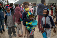 Hungry Little Mouths: Mama Cindy's Soup Kitchen feeding the children of Hout Bay, Cape Town, South Africa.