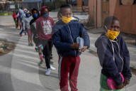 Hungry Little Mouths: Mama Cindy's Soup Kitchen feeding the children of Hout Bay, Cape Town, South Africa.