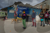 Hungry Little Mouths: Mama Cindy's Soup Kitchen feeding the children of Hout Bay, Cape Town, South Africa.