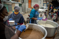 Hungry Little Mouths: Mama Cindy's Soup Kitchen feeding the children of Hout Bay, Cape Town, South Africa.