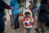Hungry Little Mouths: Mama Cindy's Soup Kitchen feeding the children of Hout Bay, Cape Town, South Africa.