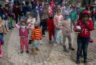 Hungry Little Mouths: Mama Cindy's Soup Kitchen feeding the children of Hout Bay, Cape Town, South Africa.